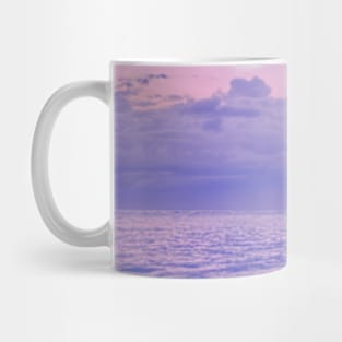 Purple Beach And Ocean Mug